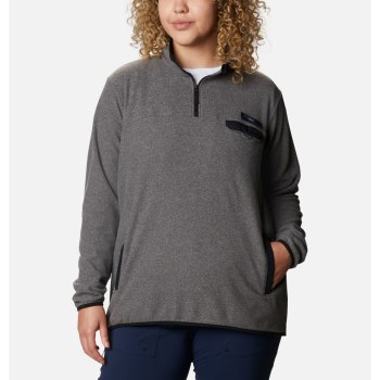 Columbia Ženske Puloveri - Harborside II Fleece Plus Size Crne | GDZA-72548